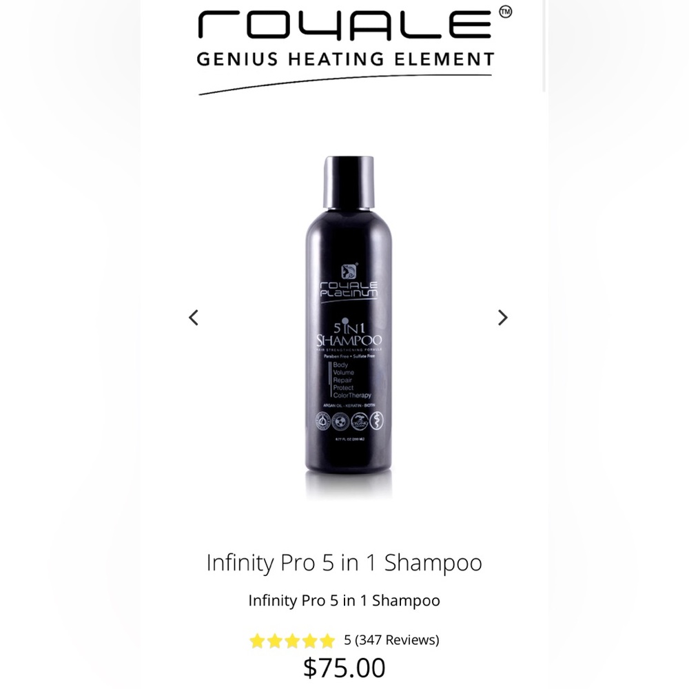 Royale Platnum 5 in 1 Shampoo